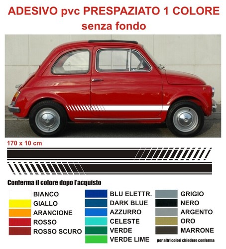 Strisce auto adesivi - fiat, 500